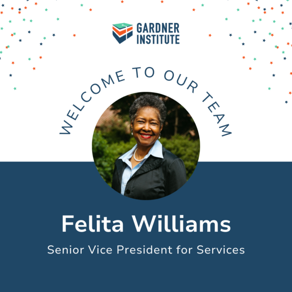 Welcome to our team Felita Williams Senior Vice president for services