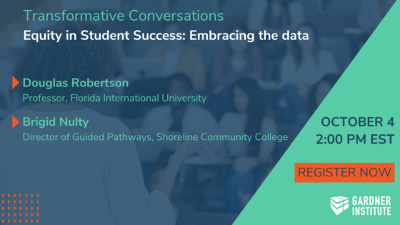 Equity in Student Success: Embracing the data