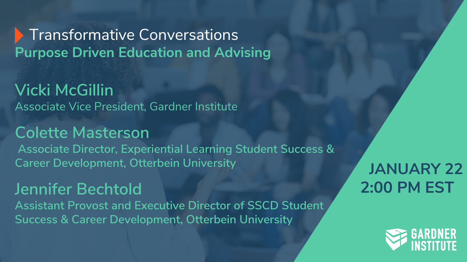 Transformative Conversations Purpose Driven Education and Advising