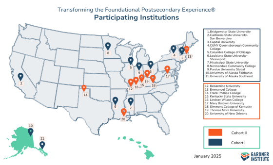 Protected: Nine More Institutions Join Gardner Institute National Effort to Redesign the First Two College Years So Every Student Can Thrive