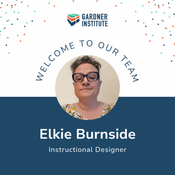 The Gardner Institute Welcomes Elkie Burnside to the Team