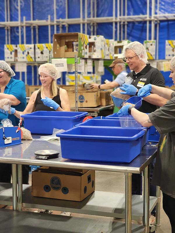 Gardner Institute team at MANNA Foodbank