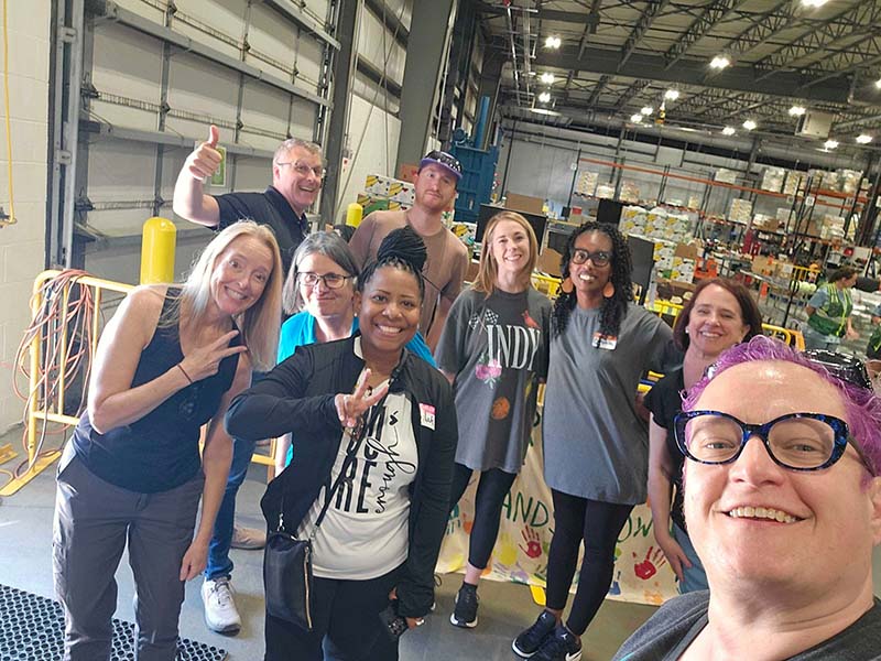 Gardner Institute team at MANNA Foodbank