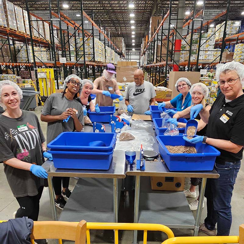 Gardner Institute team at MANNA Foodbank