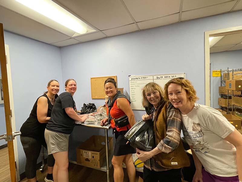 Gardner Institute team at Downtown Asheville Crisis Ministry